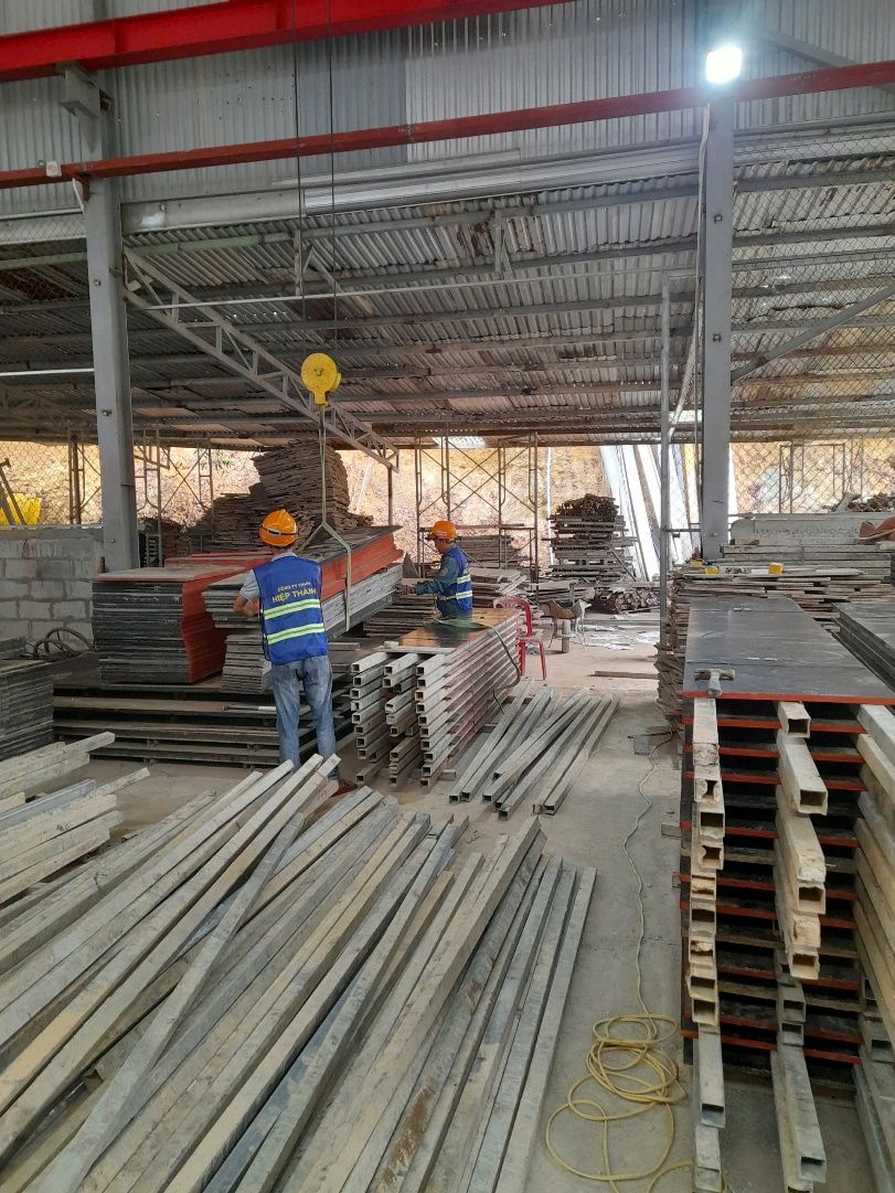 Xưởng gia công kết cấu thép của Hiệp Thành